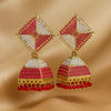 Gulnaar Pink & Gold Jhumka