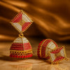 Gulnaar Pink & Gold Jhumka