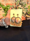 Peach Bloom Handcrafted Jhumkas