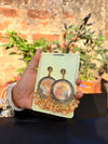 Peach Bloom Handcrafted Jhumkas