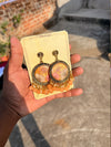 Peach Bloom Handcrafted Jhumkas