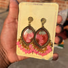 Petal Glow Handcrafted Real Flower Jhumkas