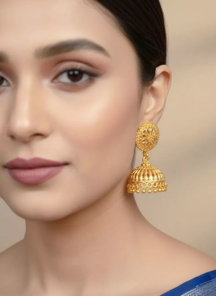 Vintage Royal Gold Jhumka