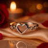 Eternal Heart Love Sterling Silver Ring for Women