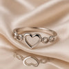 Eternal Heart Love Sterling Silver Ring for Women