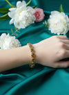 Golden Radiance Crystal Bracelet