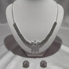 Crystal Shine Necklace Along With Earrings