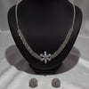 Crystal Shine Necklace Along With Earrings