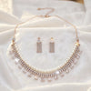 Royal Pearl Crystal Necklace Set