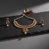 Royal Ruby Pearl Necklace Set