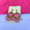 Blush Petal Handcrafted Resin Jhumkas