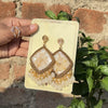 Golden Bloom Handcrafted Resin Jhumkas